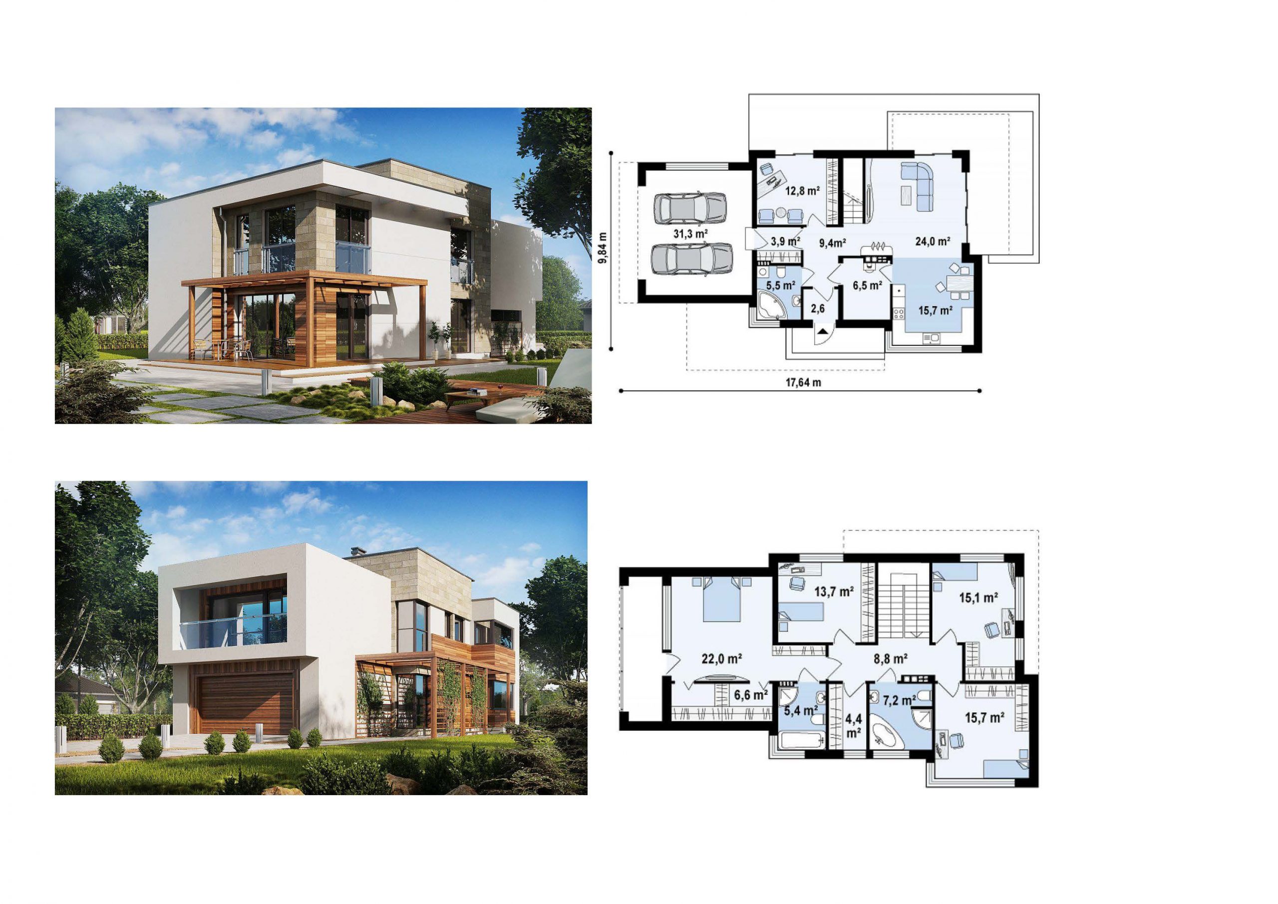 İki Katlı Diğer Dubleks Çelik Ev Villa Modelleri EvSa Çelik Ev