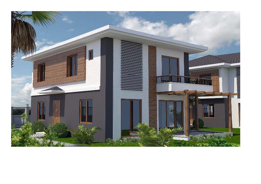 İki Katlı Diğer Dubleks Çelik Ev Villa Modelleri EvSa Çelik Ev