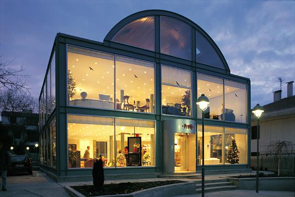 Ağır Çelik Konstrüksiyon Showroom Binaları EvSa Çelik Ev, Çelik Ev